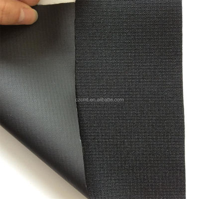 Style simple 58/60&quot; DTY 100% polyester en tissu oxford noir déchiré 600D revêtu de PVC