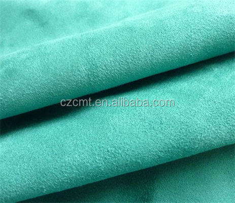 Tissu de suède en microfibre de polyester 100% pour chaussures