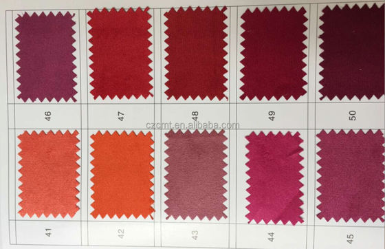 Tissu de suède en microfibre 100% polyester pour canapé doux et confortable