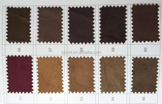 Tissu de suède en microfibre 100% polyester pour canapé doux et confortable