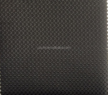 Rétracteur de flamme de poids moyen 100% polyester diamant noir tissu jacquard 420D Oxford
