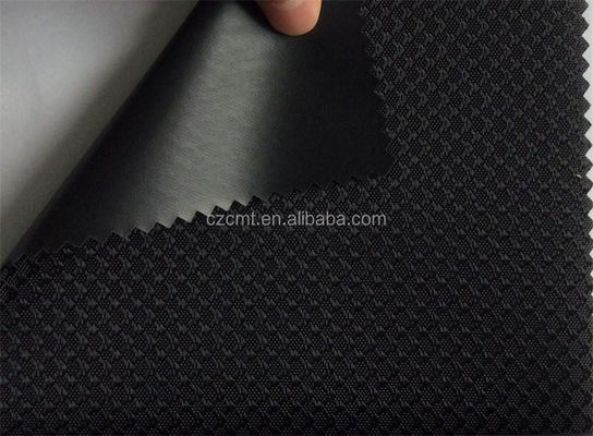 Rétracteur de flamme de poids moyen 100% polyester diamant noir tissu jacquard 420D Oxford