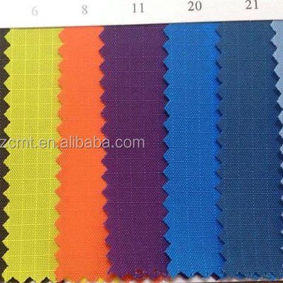 Tissu en nylon en PU revêtu de 210D Ripstop pour chaussures