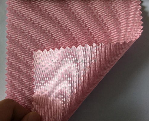 Couche de barrette rose diamant implique jacquard 100% polyester tissu oxford pour articles