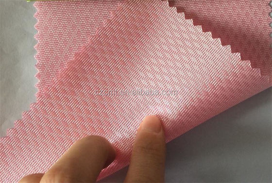 Couche de barrette rose diamant implique jacquard 100% polyester tissu oxford pour articles
