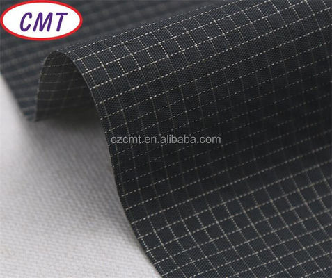 200D PU revêtu de couleurs doubles grille imperméable Nylon Oxford Tissu avec couleur personnalisée