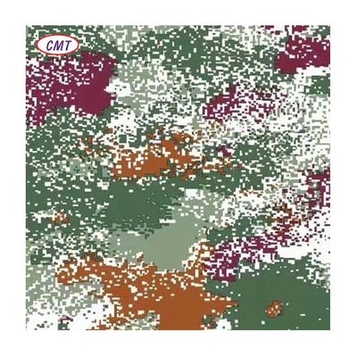 Tissu d'Oxford imperméable à l'eau camouflage Impression Tissu PU pour sac avec taille personnalisée