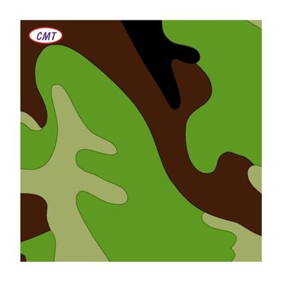 Tissu d'Oxford imperméable à l'eau camouflage Impression Tissu PU pour sac avec taille personnalisée