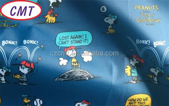 Choisissez parmi une variété de largeurs 58/60 &quot; Impression revêtue de tissu polyester Snoopy
