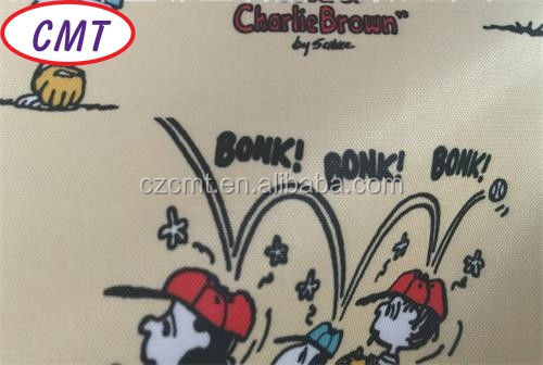 Choisissez parmi une variété de largeurs 58/60 &quot; Impression revêtue de tissu polyester Snoopy