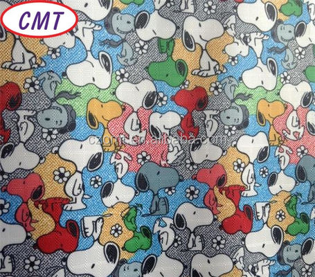 Impression Snoopy en tissu d'Oxford enduit de revêtement résistant de poids moyen