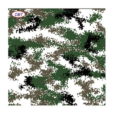 Couche personnalisée de tissu d'Oxford pour la chasse Moq faible 1050d Tissu de nylon de camouflage imprimé