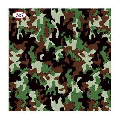 Couche personnalisée de tissu d'Oxford pour la chasse Moq faible 1050d Tissu de nylon de camouflage imprimé