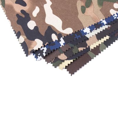 Couleurs personnalisées Tissu camouflé Ripstop Camouflage Polyester coton Tissu en nylon imprimé