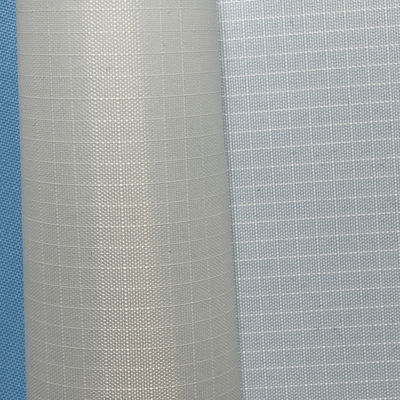 Polyester FDY Ripstop Tissu vérifié de Changzhou Cement Fourniture Tissu revêtu en PU pour tente