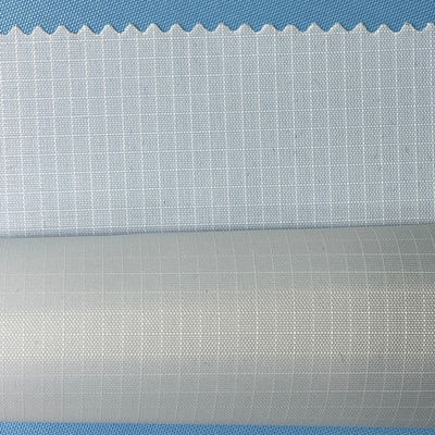 Polyester FDY Ripstop Tissu vérifié de Changzhou Cement Fourniture Tissu revêtu en PU pour tente