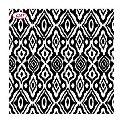 100D DTY Tissu de jersey imprimé à la brosse Tricot poly spandex Tissu d'impression DTY pour vêtements