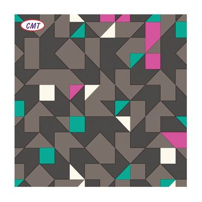 Triangle numérique Diamant imprimé en tissu d'Oxford Poids moyen pour sacs de nappe