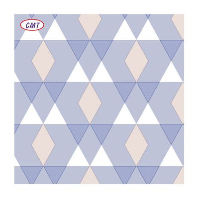 Triangle numérique Diamant imprimé en tissu d'Oxford Poids moyen pour sacs de nappe