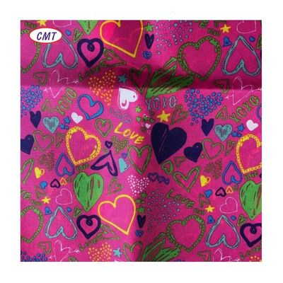 100% polyester imprimé 150gm tissus floraux fleurs pour les robes échantillon de taille A4